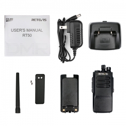 Zestaw Retevis RT50 DMR - analogowo-cyfrowe radiotelefony krótkofalówki DMR Dual Slot GRUPA2